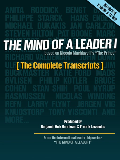 Title details for The Mind of a Leader I by Benjamin Holk Henriksen - Available